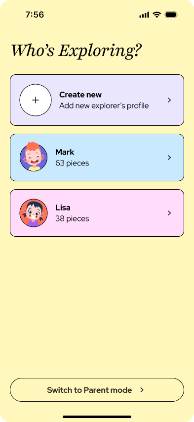 Easily Manage Kids Profiles